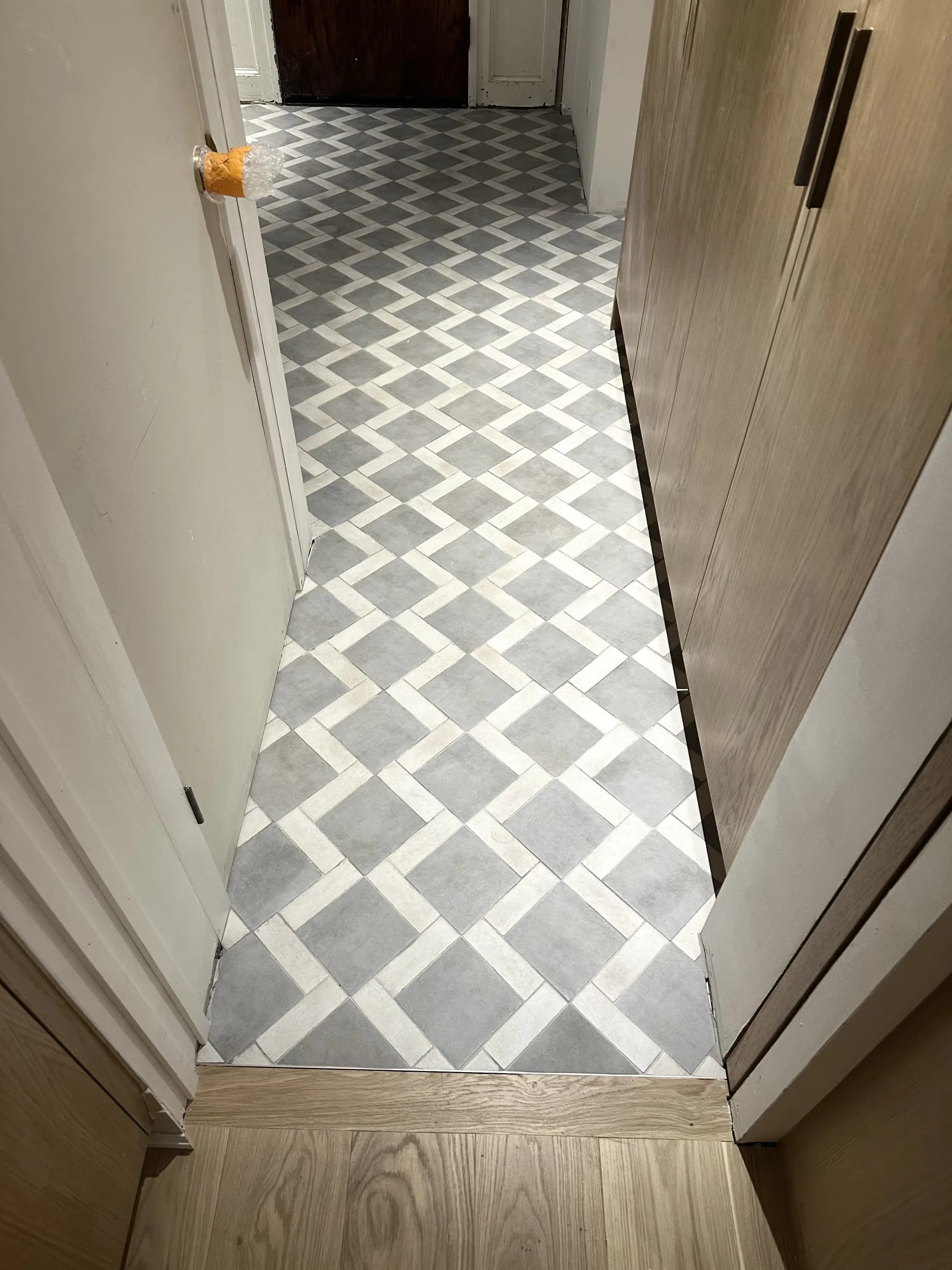 Floor tiling