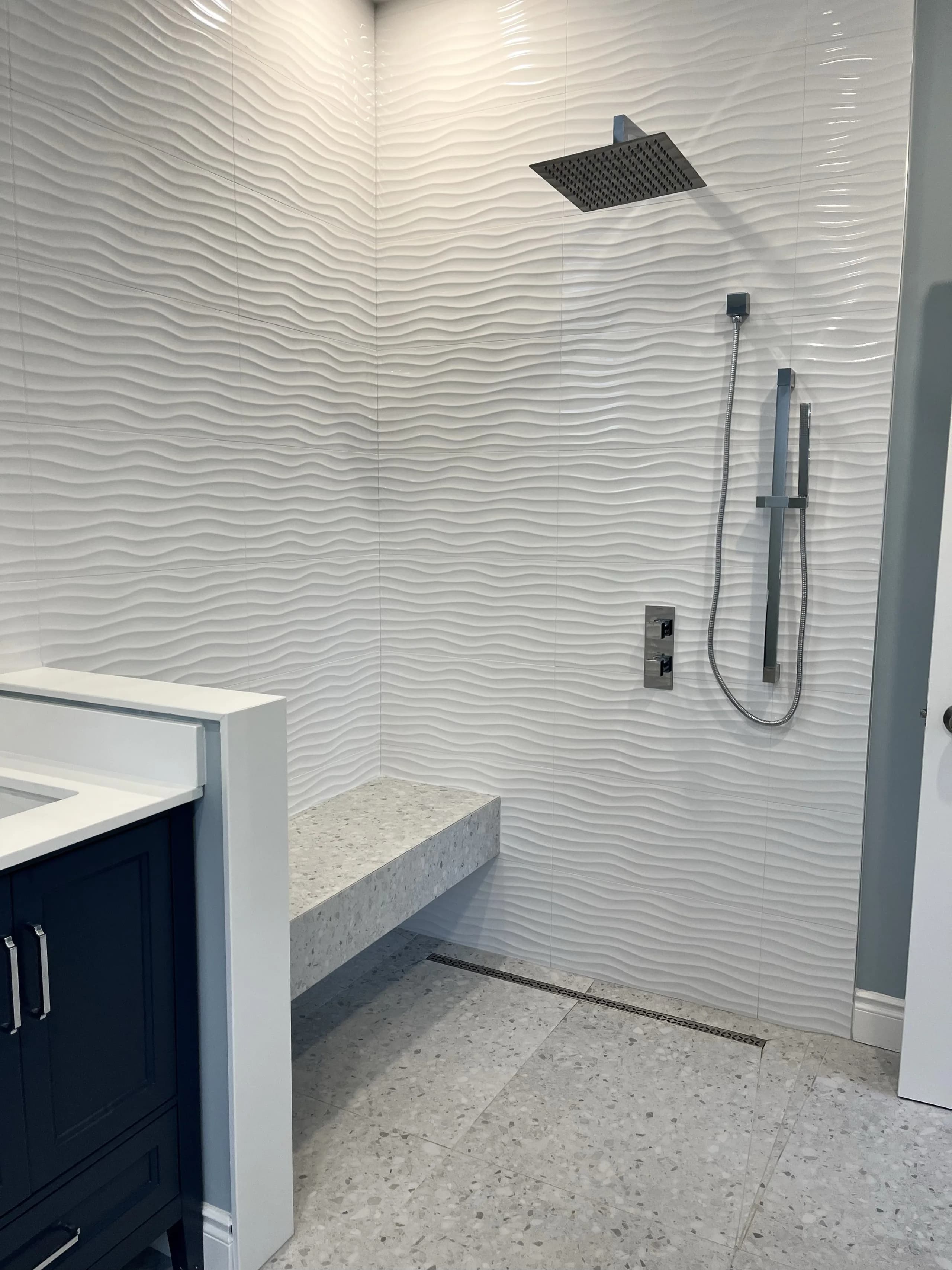 Shower tiling